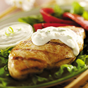 Grilled Chicken with Creamy Gorgonzola Cheese Sauce