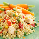 Garden Vegetable Chicken and Rice